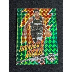 2022-23 Panini Mosaic Thunder Road Green -T-Wolves Anthony Edwards #15
